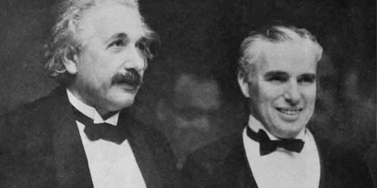 Ajnshtajn, një zë që se kuptuam por e ndjem, Chaplin një heshtje që foli me zë shpirti dhe e dëgjuam