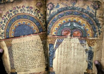 Ungjilli i Abba Garima-s, Etiopi, ndër më të vjetrit dhe më të plotit tekste të shenjta, datuar rreth viteve 330 – 650 pas Krishtit