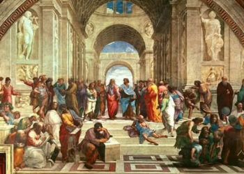 “Shkolla e Athinës”, aty ku Raffaeli skaliti me penel dhe ngjyrje korifejt e historisë së dijes dhe filozofisë