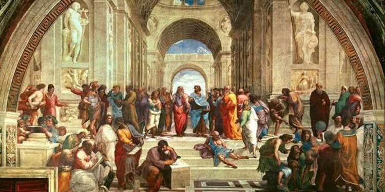 “Shkolla e Athinës”, aty ku Raffaeli skaliti me penel dhe ngjyrje korifejt e historisë së dijes dhe filozofisë