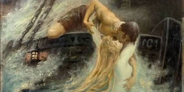 “Puthja e Sirenës”, tundimi fatal i joshjes në kryeveprën simboliste të Gustav Wertheimer